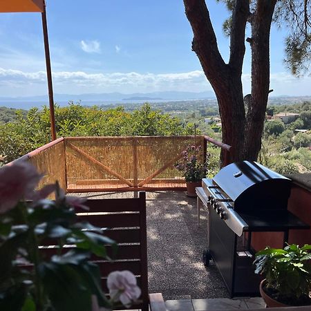 Villa Con Giardino Vista Mare Capitana Bagian luar foto