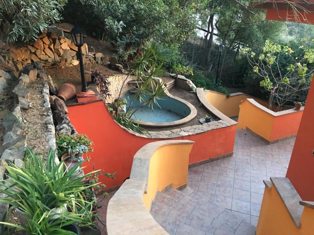 Villa Con Giardino Vista Mare Capitana Bagian luar foto