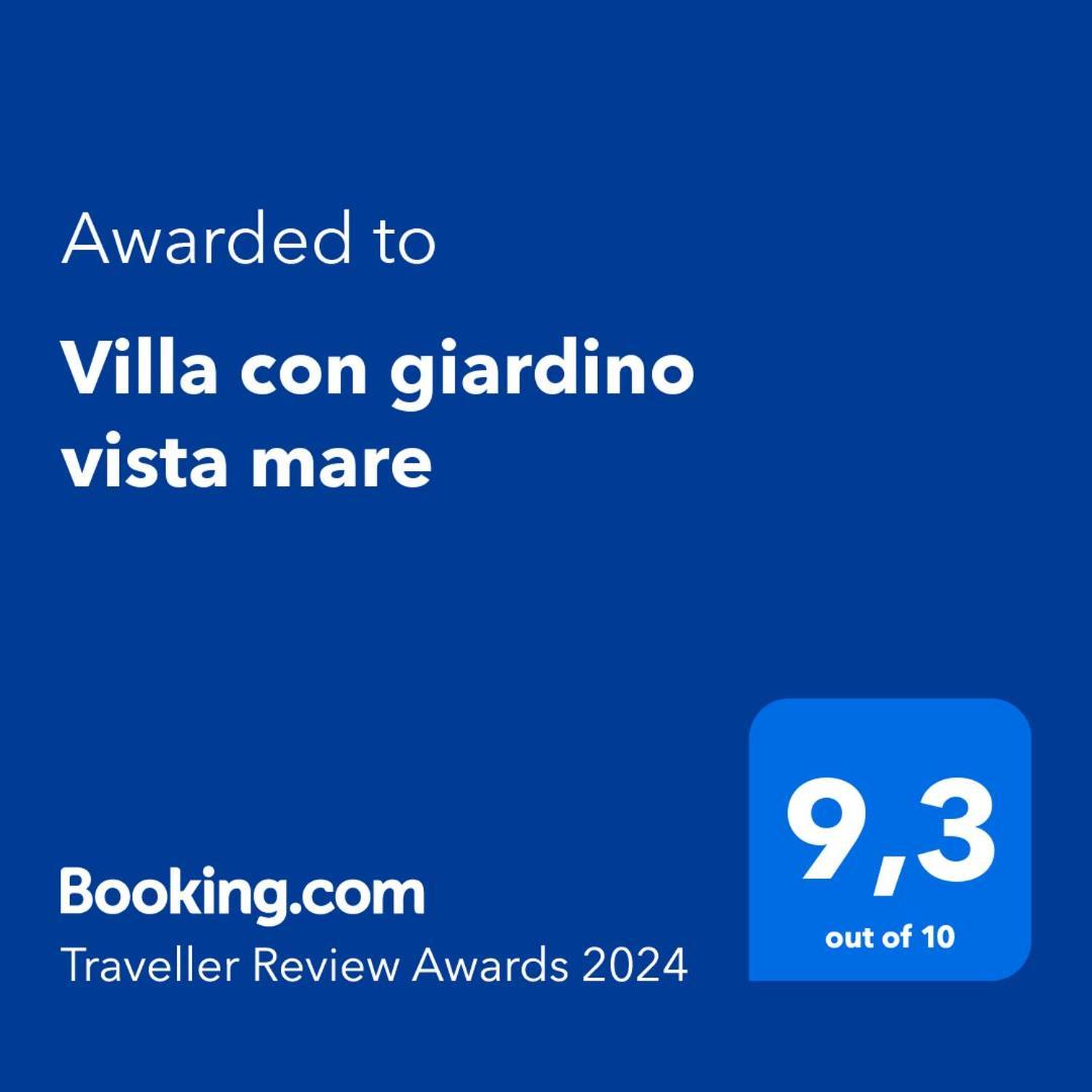 Villa Con Giardino Vista Mare Capitana Bagian luar foto