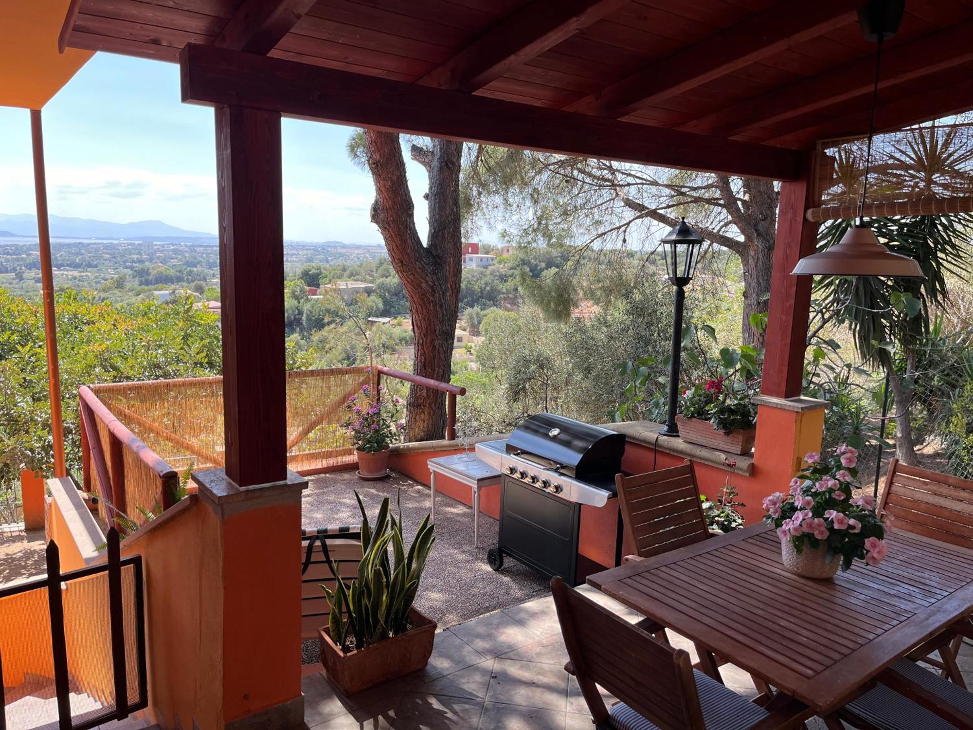 Villa Con Giardino Vista Mare Capitana Bagian luar foto
