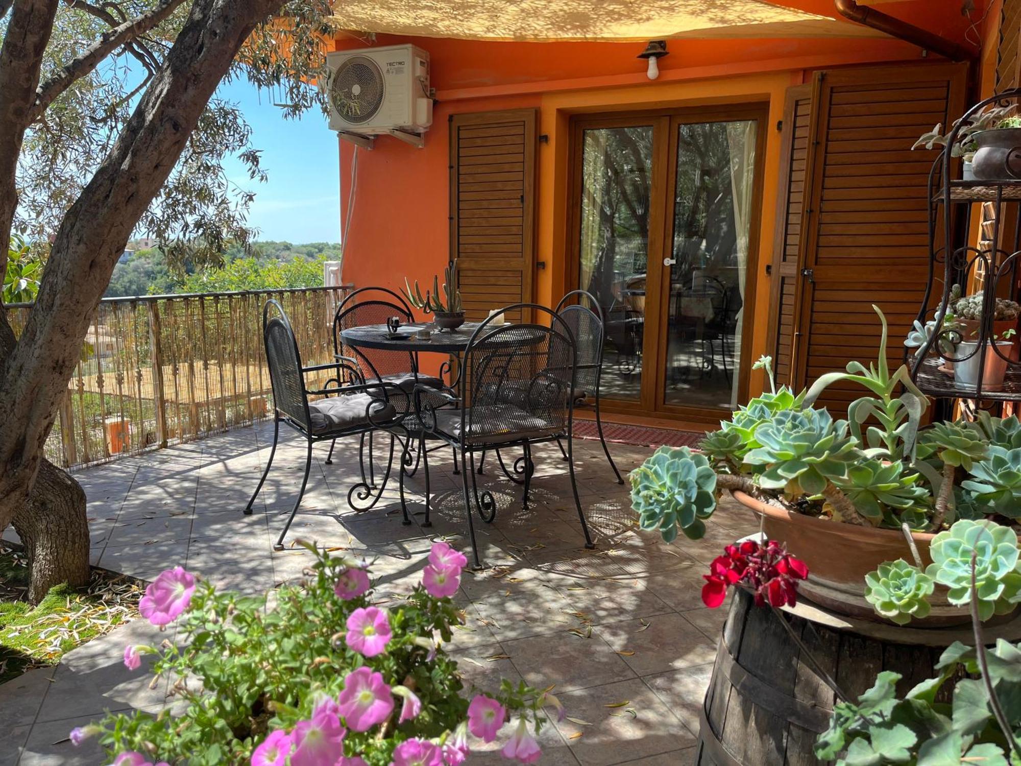 Villa Con Giardino Vista Mare Capitana Bagian luar foto