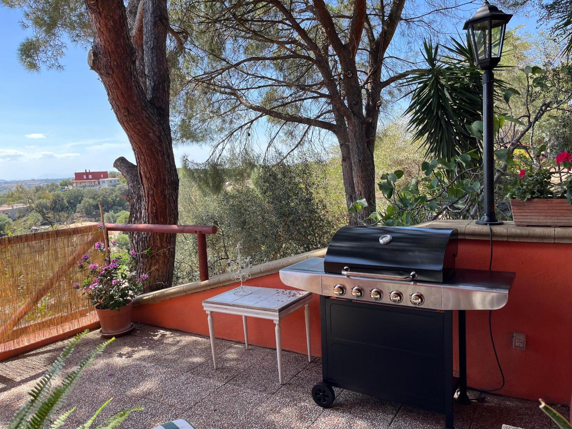 Villa Con Giardino Vista Mare Capitana Bagian luar foto